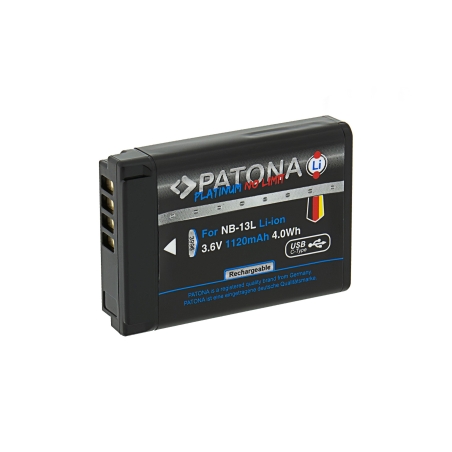 PATONA Platinum Akumulator Canon NB-13L z wejściem USB-C