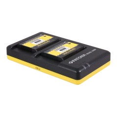 Podwójna szybka ładowarka PATONA f.Nikon EN-EL23 ENEL23 w komplecie. Kabel micro-USB