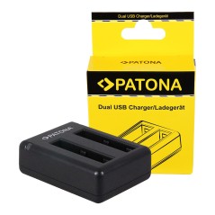 Podwójna szybka ładowarka PATONA do f.Xiaomi Yi Xiaoyi YDXJO1XY w komplecie. Kabel micro-USB