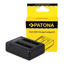 Podwójna szybka ładowarka PATONA do f.Xiaomi Yi Xiaoyi YDXJO1XY w komplecie. Kabel micro-USB Podwójna szybka ładowarka PATONA do f.Xiaomi Yi Xiaoyi YDXJO1XY w komplecie. Kabel micro-USB