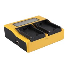 Ładowarka USB PATONA z podwójnym wyświetlaczem LCD do aparatu Canon LPE5 LP-E5