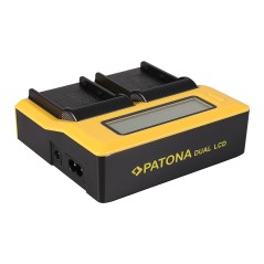 Ładowarka USB PATONA z podwójnym wyświetlaczem LCD do aparatu Nikon EN-EL3 EN-EL3e FNP-150 BLM5