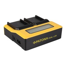 Ładowarka USB PATONA z podwójnym wyświetlaczem LCD do aparatu Nikon EN-EL3 EN-EL3e FNP-150 BLM5