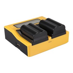 Ładowarka USB PATONA z podwójnym wyświetlaczem LCD do aparatu Nikon EN-EL3 EN-EL3e FNP-150 BLM5