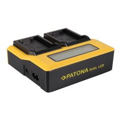 Ładowarka USB PATONA z podwójnym wyświetlaczem LCD do aparatu Nikon ENEL9 EN-EL9