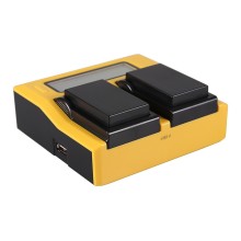 Ładowarka USB PATONA z podwójnym wyświetlaczem LCD do aparatu Nikon ENEL9 EN-EL9