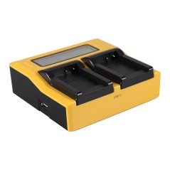 Ładowarka USB PATONA z podwójnym wyświetlaczem LCD do drukarki Canon NB7L NB-7L