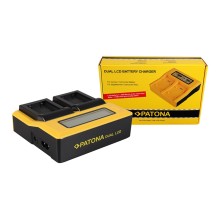 Ładowarka USB PATONA z podwójnym wyświetlaczem LCD do Sony NPFW50 NP-FW50