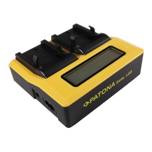 Ładowarka USB PATONA z podwójnym wyświetlaczem LCD do aparatu Nikon ENEL1 EN-EL1