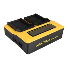 Ładowarka USB PATONA z podwójnym wyświetlaczem LCD do Samsunga IABP80W IA-BP80W BP80W Ładowarka USB PATONA z podwójnym wyświetlaczem LCD do Samsunga IABP80W IA-BP80W BP80W