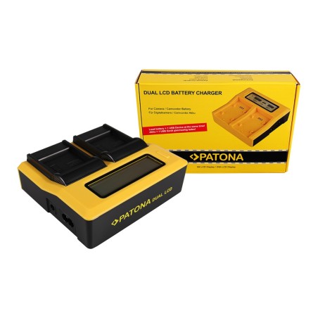Ładowarka USB PATONA z podwójnym wyświetlaczem LCD do Samsunga IA-BP85 ST BP85ST BP-85ST