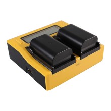 Ładowarka USB PATONA z podwójnym wyświetlaczem LCD do Pentax D Li90 D-Li90