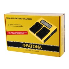 Ładowarka USB PATONA z podwójnym wyświetlaczem LCD do Samsunga BP1310 BP-1310 Ładowarka USB PATONA z podwójnym wyświetlaczem LCD do Samsunga BP1310 BP-1310
