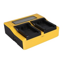 PATONA Podwójna ładowarka USB LCD do Panasonic BPDC9 BPDC9E BP-DC9E DC9 DC-9 BMB9