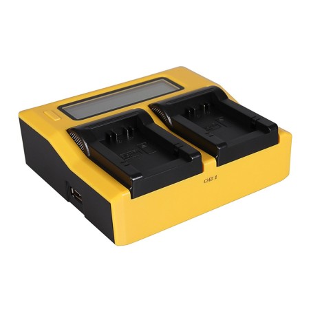PATONA Podwójna ładowarka USB LCD do Panasonic BPDC9 BPDC9E BP-DC9E DC9 DC-9 BMB9