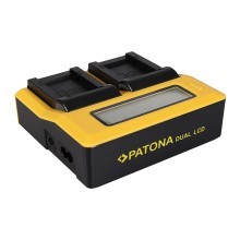 PATONA Podwójna ładowarka USB LCD do Panasonic BPDC9 BPDC9E BP-DC9E DC9 DC-9 BMB9