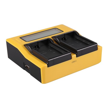Ładowarka USB PATONA z podwójnym wyświetlaczem LCD do aparatu Nikon ENEL14 EN-EL14