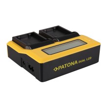 Ładowarka USB PATONA z podwójnym wyświetlaczem LCD do aparatu Nikon ENEL14 EN-EL14