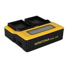 Ładowarka USB PATONA z podwójnym wyświetlaczem LCD do aparatu Nikon ENEL15 EN-EL15