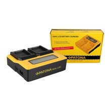 Ładowarka USB z podwójnym wyświetlaczem PATONA do Panasonic BLC12 BLC12PP DMWBLC12 E DMW-BLC12 E