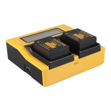 Ładowarka USB z podwójnym wyświetlaczem PATONA do Panasonic BLC12 BLC12PP DMWBLC12 E DMW-BLC12 E