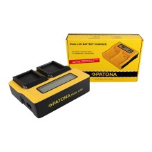 Ładowarka USB PATONA z podwójnym wyświetlaczem LCD do Canon BLD10E