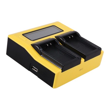 Ładowarka USB PATONA z podwójnym wyświetlaczem LCD do aparatu Canon LPE10 LP-E10