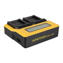 Ładowarka dwukanałowa PATONA USB z wyświetlaczem LCD do Samsunga BP1030 BP-1030 BP1130 Ładowarka dwukanałowa PATONA USB z wyświetlaczem LCD do Samsunga BP1030 BP-1030 BP1130