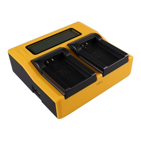 Ładowarka USB PATONA z podwójnym wyświetlaczem LCD do aparatu Nikon ENEL20 EN-EL20 ENEL20a EN-EL20a