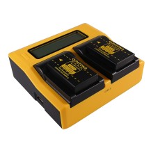 Ładowarka USB PATONA z podwójnym wyświetlaczem LCD do aparatu Nikon ENEL20 EN-EL20 ENEL20a EN-EL20a