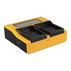 PATONA Podwójna ładowarka USB LCD do Fujifilm NPW126 NPW-126 NP-W126