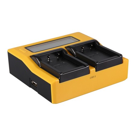 PATONA Podwójna ładowarka USB LCD do Fujifilm NPW126 NPW-126 NP-W126