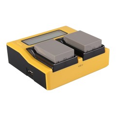 Ładowarka USB PATONA z podwójnym wyświetlaczem LCD do Olympus PSBLN1 PS-BLN1