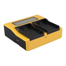 Podwójna ładowarka USB LCD PATONA do Panasonic BLF19E DMWBLF19 DMW-BLF19