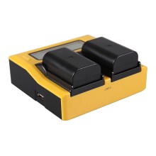 Podwójna ładowarka USB LCD PATONA do Panasonic BLF19E DMWBLF19 DMW-BLF19