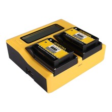 Ładowarka USB PATONA z podwójnym wyświetlaczem LCD do Kodaka LB070 LB-070 Ładowarka USB PATONA z podwójnym wyświetlaczem LCD do Kodaka LB070 LB-070