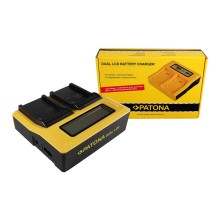 PATONA Podwójna ładowarka USB LCD do Panasonic VWVBD29 VW-VBD29 VWVBD58 VW-VBD58