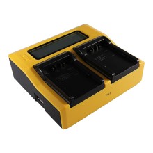 PATONA Podwójna ładowarka USB LCD do Panasonic VWVBD29 VW-VBD29 VWVBD58 VW-VBD58