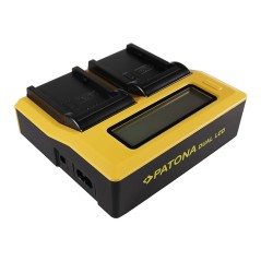 PATONA Podwójna ładowarka USB LCD do Panasonic VWVBD29 VW-VBD29 VWVBD58 VW-VBD58