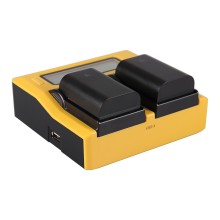 Podwójna ładowarka USB LCD PATONA do Samsunga BP1900 BP-1900 EDBP1900 ED-BP-1900 Podwójna ładowarka USB LCD PATONA do Samsunga BP1900 BP-1900 EDBP1900 ED-BP-1900