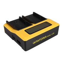 PATONA Podwójna ładowarka USB LCD do Sony BP-U30 BP-U60 BP-U90 BP-U95 BPU30 BPU60