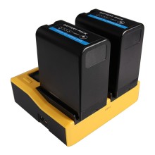 PATONA Podwójna ładowarka USB LCD do Sony BP-U30 BP-U60 BP-U90 BP-U95 BPU30 BPU60