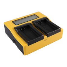 Ładowarka USB PATONA z podwójnym wyświetlaczem LCD do aparatu Nikon ENEL24 EN-EL24