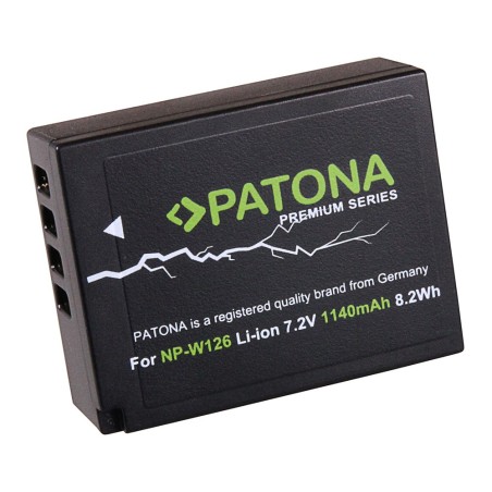 Bateria PATONA Premium f. Fuji NP-W126 HS33 EXR Fujifilm FUJI Finepix-Pro 1 HS30 EXR