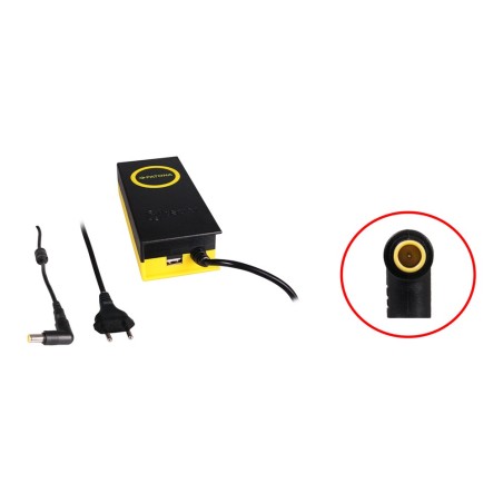 Adapter synchroniczny PATONA 90W 7,9x5,4x12mm 20V w zestawie Wyjście USB 2,1A