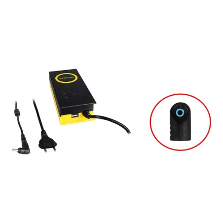 Adapter synchroniczny PATONA 90W 4,5x3x10mm 19,5V w komplecie. Wyjście USB 2,1A