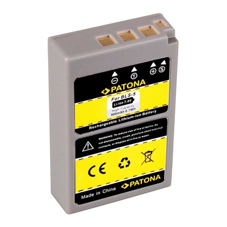 PATONA Bateria do Olympus BLS5 PEN E-PL2 PEN E-PL3 PEN E-P3 E-PM1