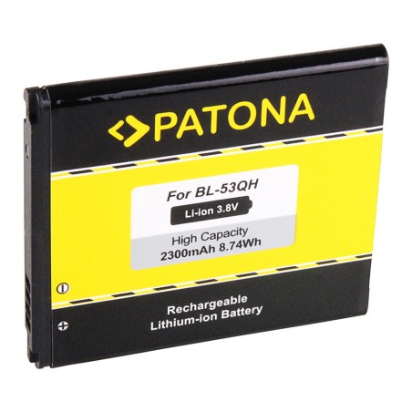PATONA Bateria f. LG BL-53QH LG Optimus 4X HD, LG Optimus F5 (P875)