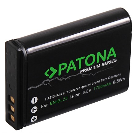 Bateria PATONA Premium do Nikon Coolpix P600 Nikon EN-EL23 ENEL23 P600