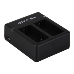 PATONA GoPro Hero 3 AHDBT-301 Podwójna ładowarka USB inkl. Kabel micro-USB